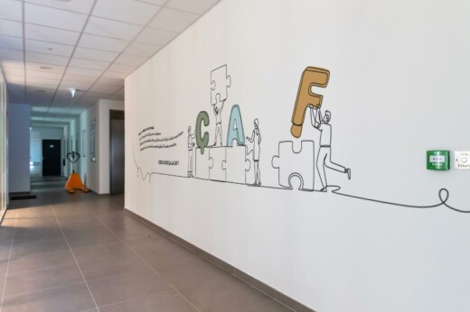 CAF du Var — Signalétique et habillage mural